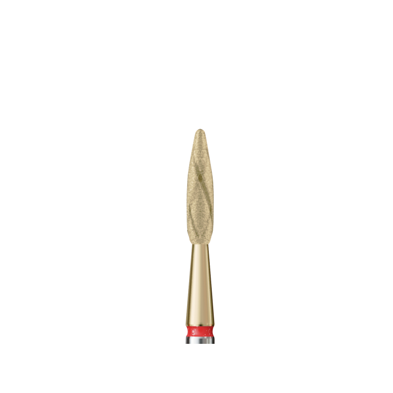 Diamantová fréza – Dlhý plamienok s krížovými zárezmi a povlakom zirkónu