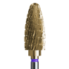 Carbide Cutter - Cone 6,0 mm with gold finish