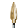 Carbide Cutter - Cone 6,0 mm with gold finish