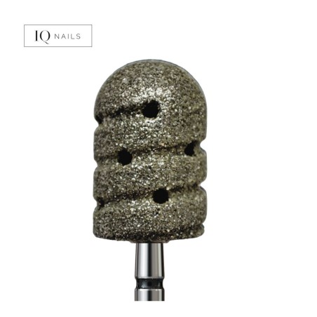 Frez diamentowy - podologiczny cylinder z otworami, średnica 13,0 mm