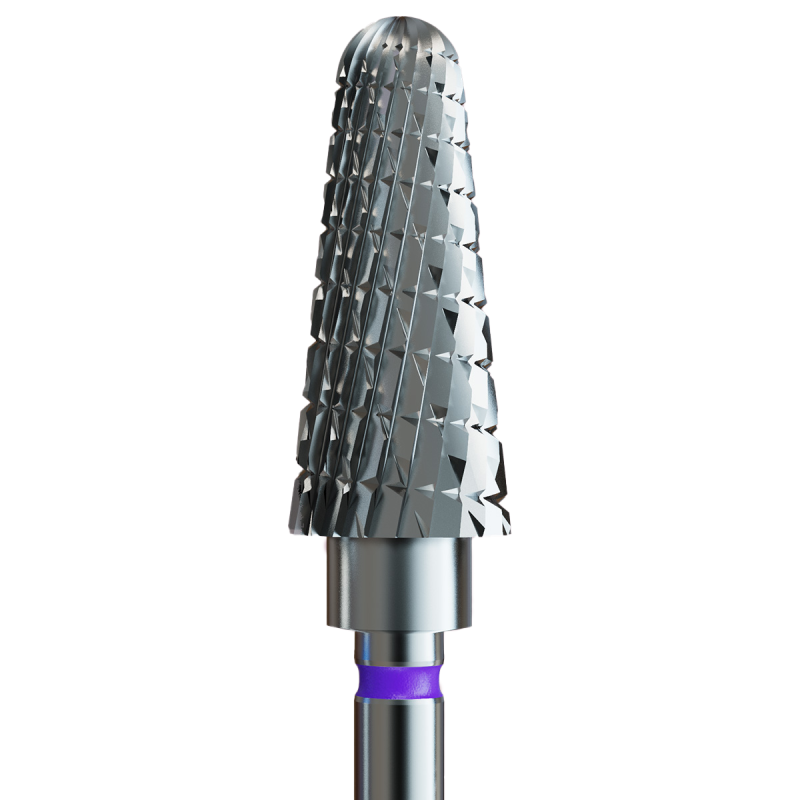 Hard metal cutter - Rounded cone 6 mm