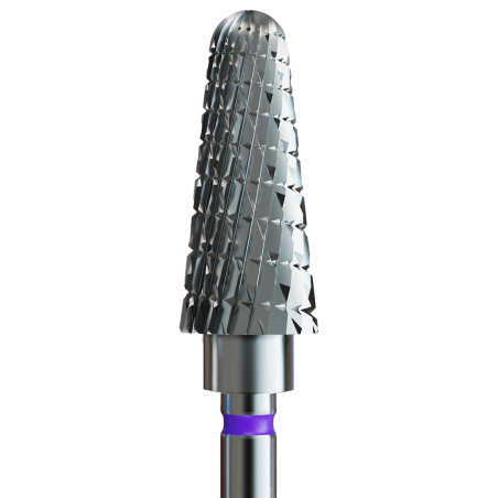 Fresa de metal duro - Cono redondeado de 6 mm.