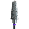 Hard metal cutter - Rounded cone 6 mm