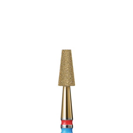 Fresa de diamante - Cono acortado con recubrimiento de circonio.