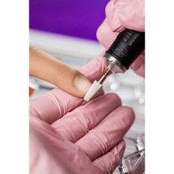 Fresa Multiverse de Just Nails en híbrido, gel y acrílico - cono fino