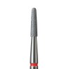 Diamond burr for cuticles - fine cone - diameter 1.8 mm, red stripe