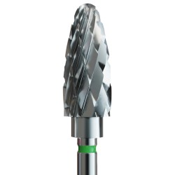 Carbide end mill - collecting tip for acrylic (green stripe)