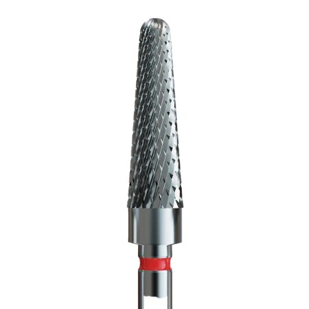 Carbide bit 6.0mm - fine cone, red stripe - for hybrid and gel