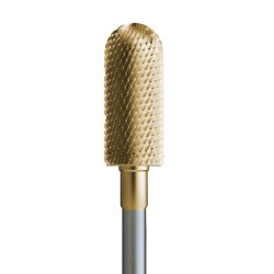 Hard metal end mill with gold coating - fine cylinder.