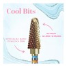 Hard metal cone shape cutter 2-in-1 - for left and right side work.