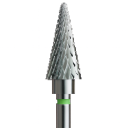 Tungsten carbide 5in1 drill bit - standard tree (green stripe) - for hybrid, gel, and acrylic