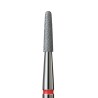 Diamond bit for cuticles - fine cone - diameter 2.1 mm, red stripe