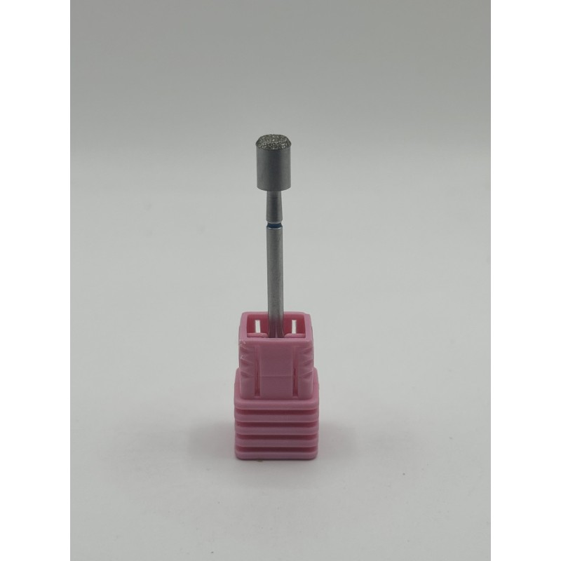 Diamond cutter – Cylinder 5.0 mm with rounded edges blue stripe