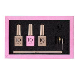 Brilliant French Manicure Set – UV Base, Polish, Top, 3 Bits, Brush